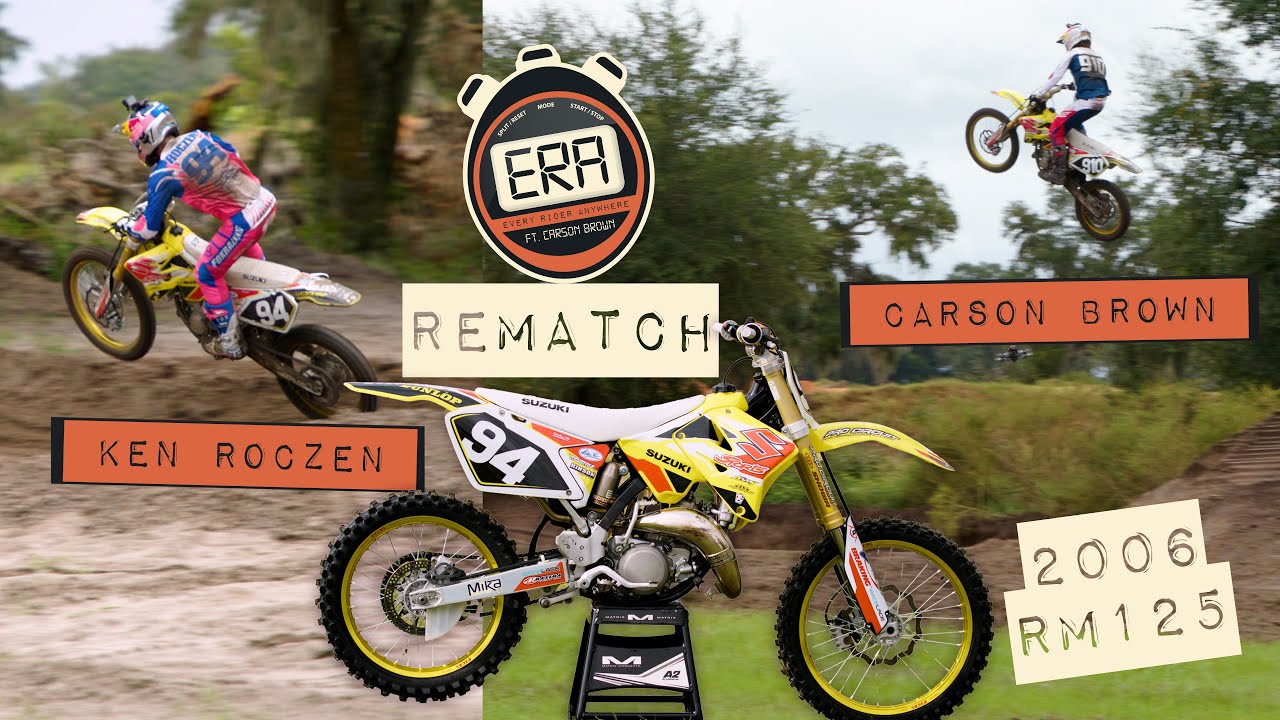 Carson Brown and Ken Roczen Rematch on the 2006 RM125! ERA’s Episode 2