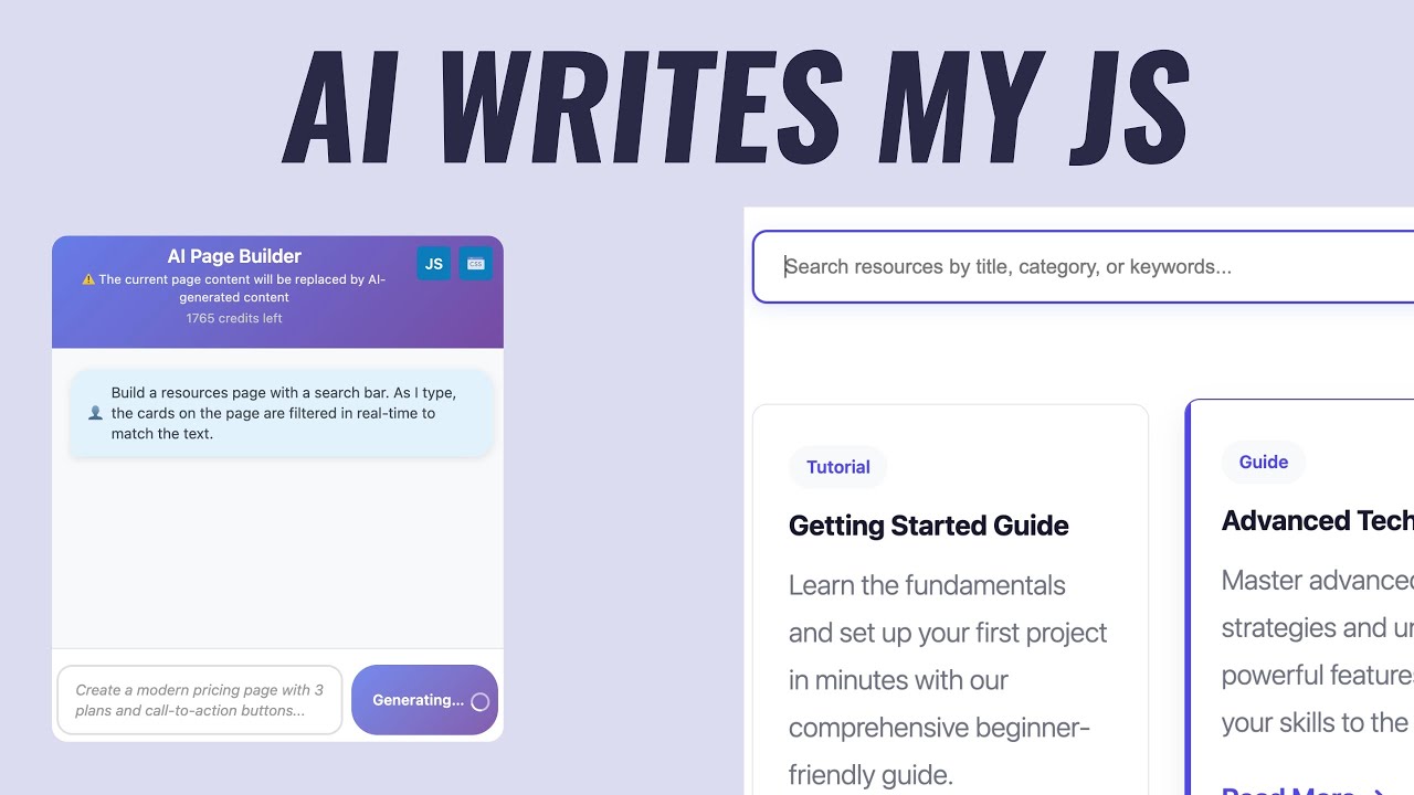 Vibe Coding in WordPress: Using AI to write JS and CSS