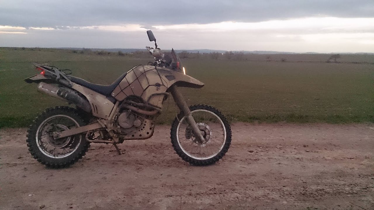 Suzuki DR 750 Big camo sebring exhaust enduro |GoPro|