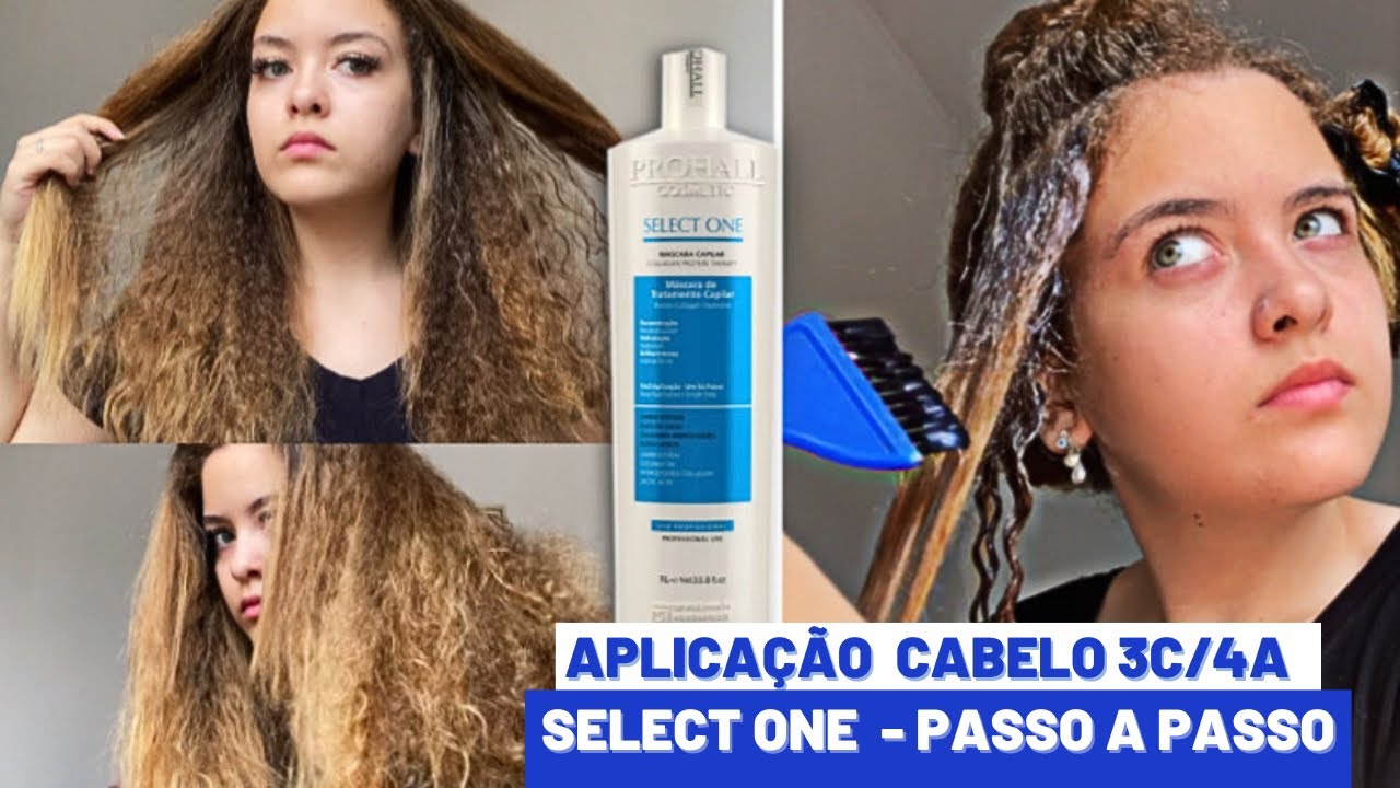 TESTANDO Select One Prohall em cabelo CRESPO/CACHEADO (3c-4a)
