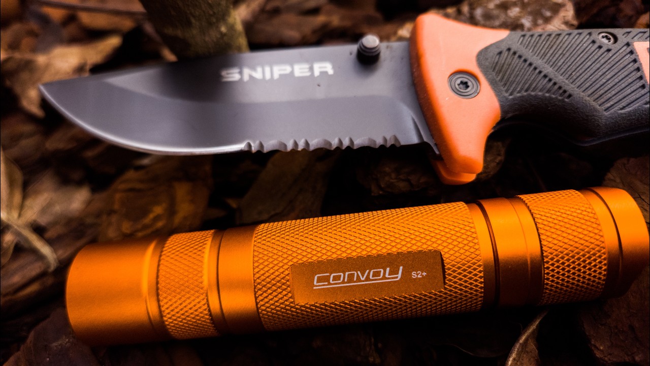 Convoy S2+ Led Nichia 519A (3000k) Beam Shots Rural Area