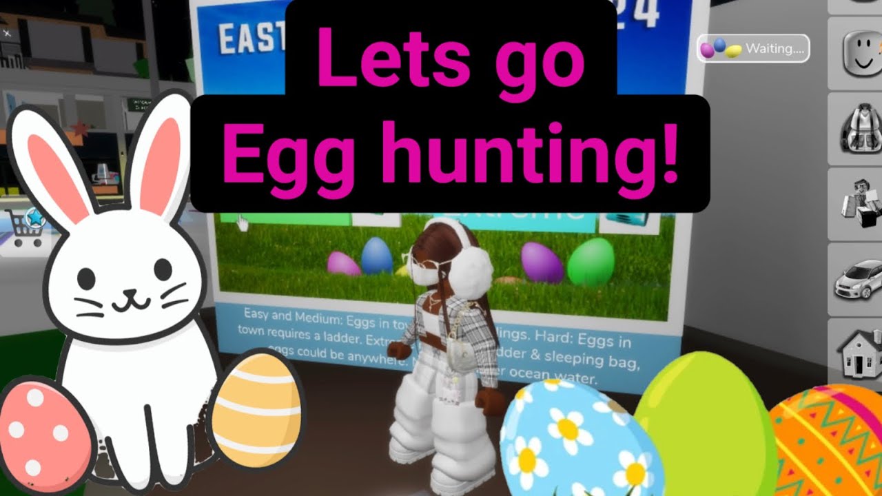 Easter egg hunting in Roblox’s / finding eggs in Brookhaven/ watch me play roblox Brookhaven #gamer