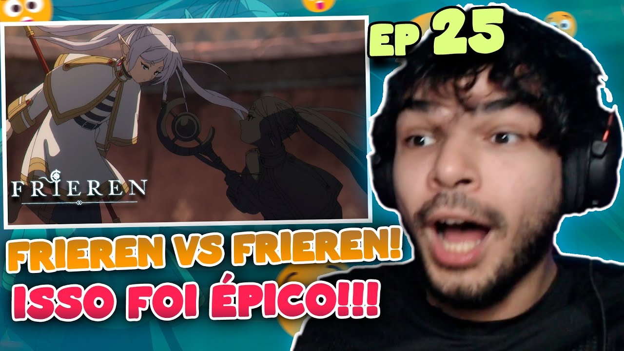 (AGORA O NEGÓCIO VAI FICAR SINISTRO!) REACT FRIEREN EPISODIO 25