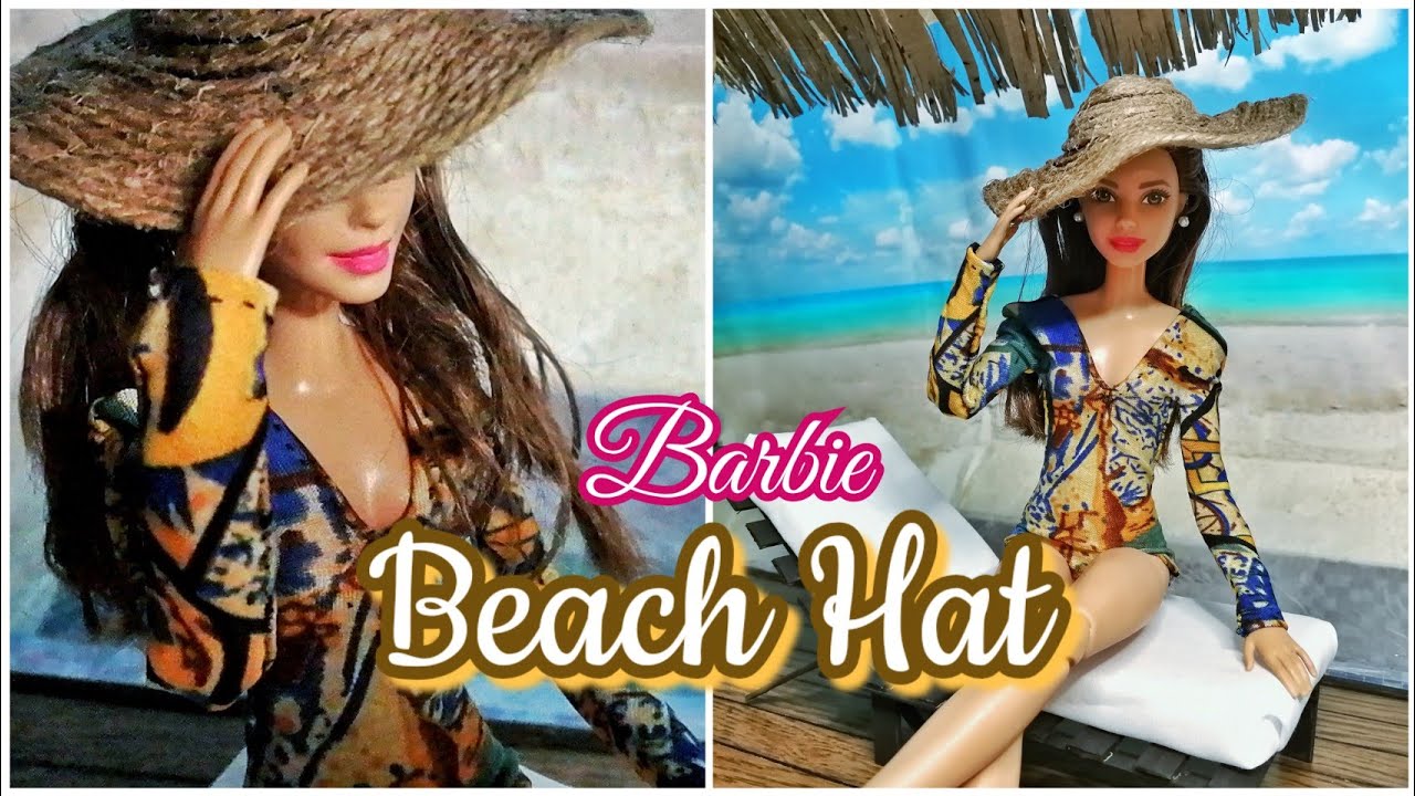 Barbie Beach Hat | Easy DIY Doll Hat