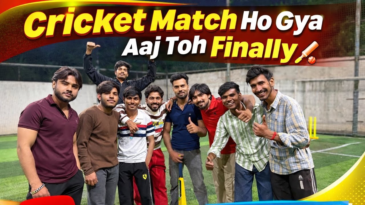 Day 27/30 Aaj Finally Match ho Gaya Me vs @i.thakurshivam  k bich me…🏏🤝