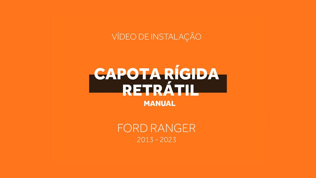 Instalação | Capota Rígida Retrátil Manual Keko Ranger 2013–2023