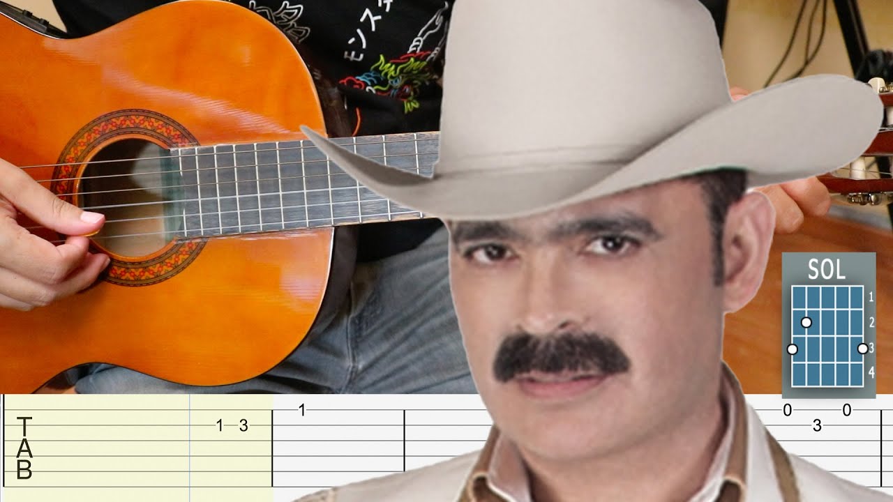 La Chona - Los Tucanes de Tijuana - Fácil - Guitarra Tutorial - Tabs - Cover