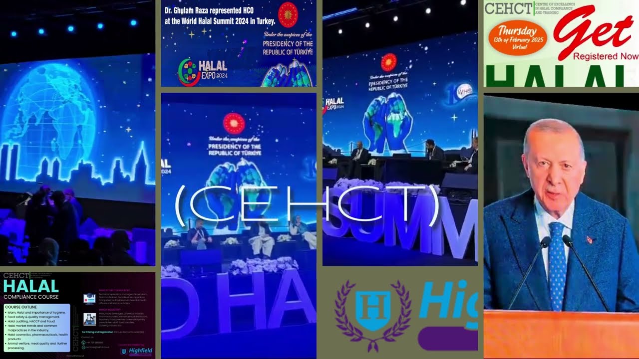CEHCT at world halal Summit 2024 in Turkyia |#education #halalpractices  #oic #smiic