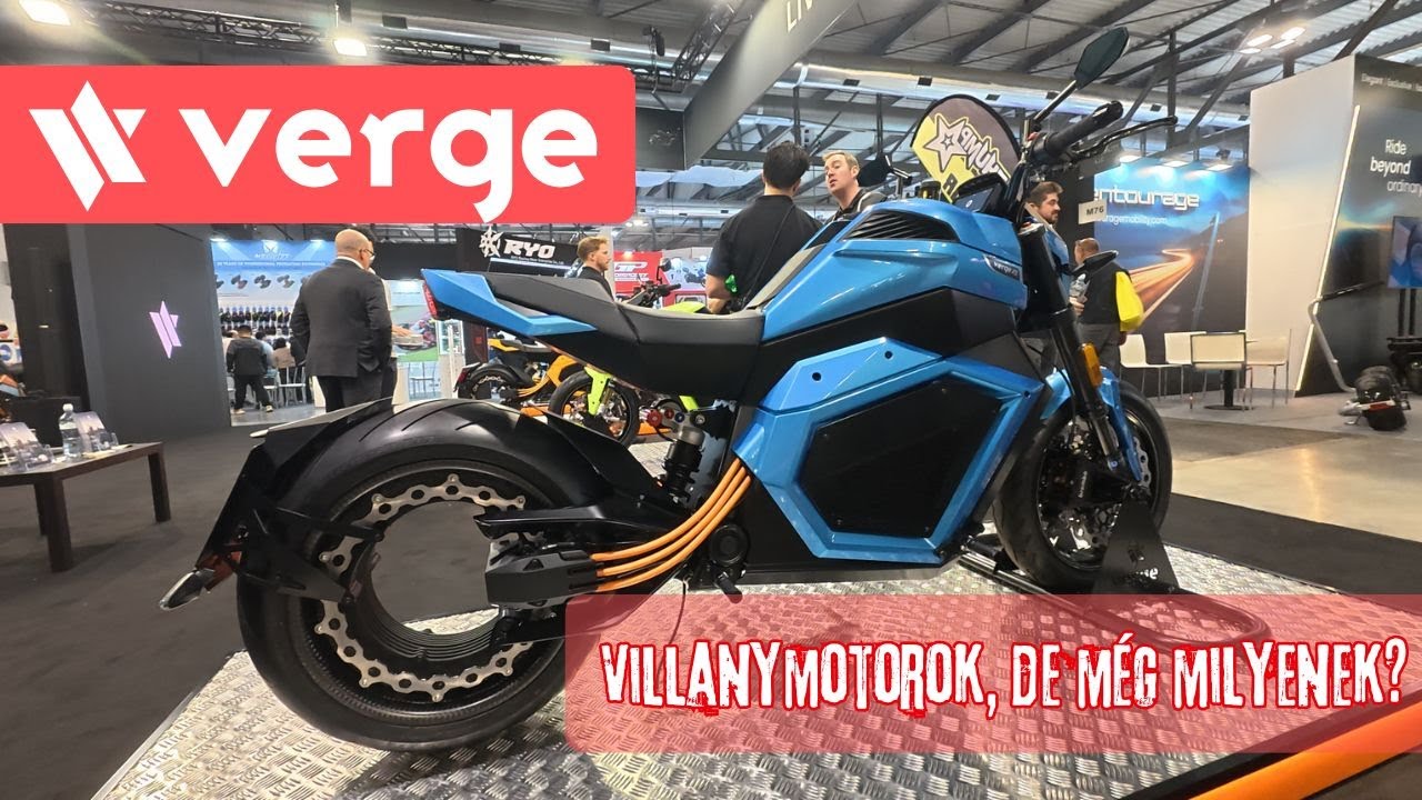 1000 Nm nyomaték EICMA-n?! 😱 Can-Am & Verge elektromos motorok testközelből