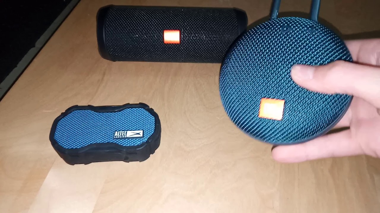 | Sound Test | JBL Clip 3 vs. Altec Baby Boom vs. Flip 4