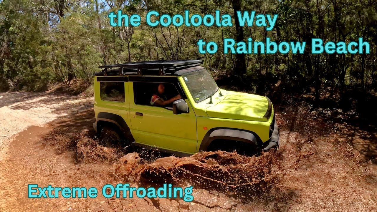 the Cooloolaway to Rainbow Beach #beach #rainbowbeach #cooloolaway #4x4 #offroad #jimny #tank300