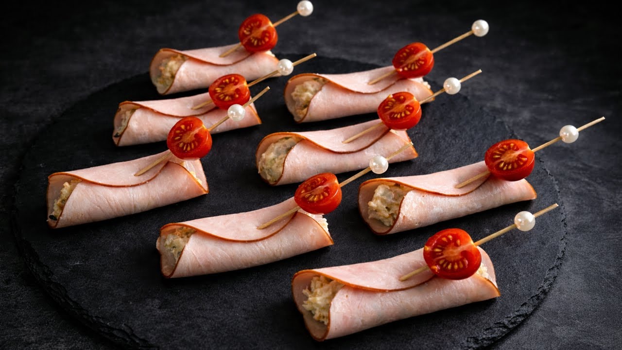 Простая закуска из бекона с секретной начинкой