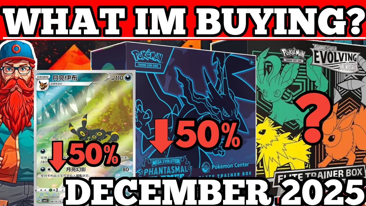 POKEMON INVESTING DECEMBER 2025! Products & Cards IM Investing into This Month!
