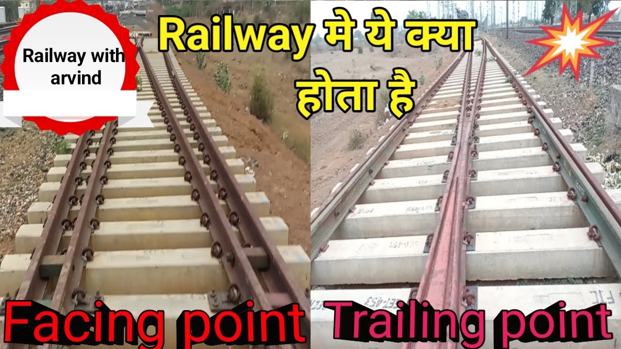 facing point/trailing point#railway in facing and trailing point#facing point#trailing point#railway