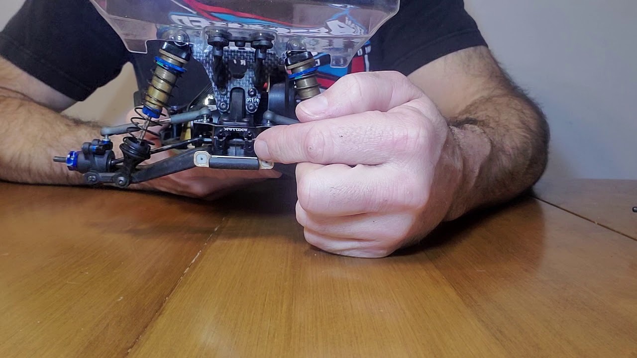 Team Associated B6D 4 Gear standup vs. B6.2 Laydown gearbox.