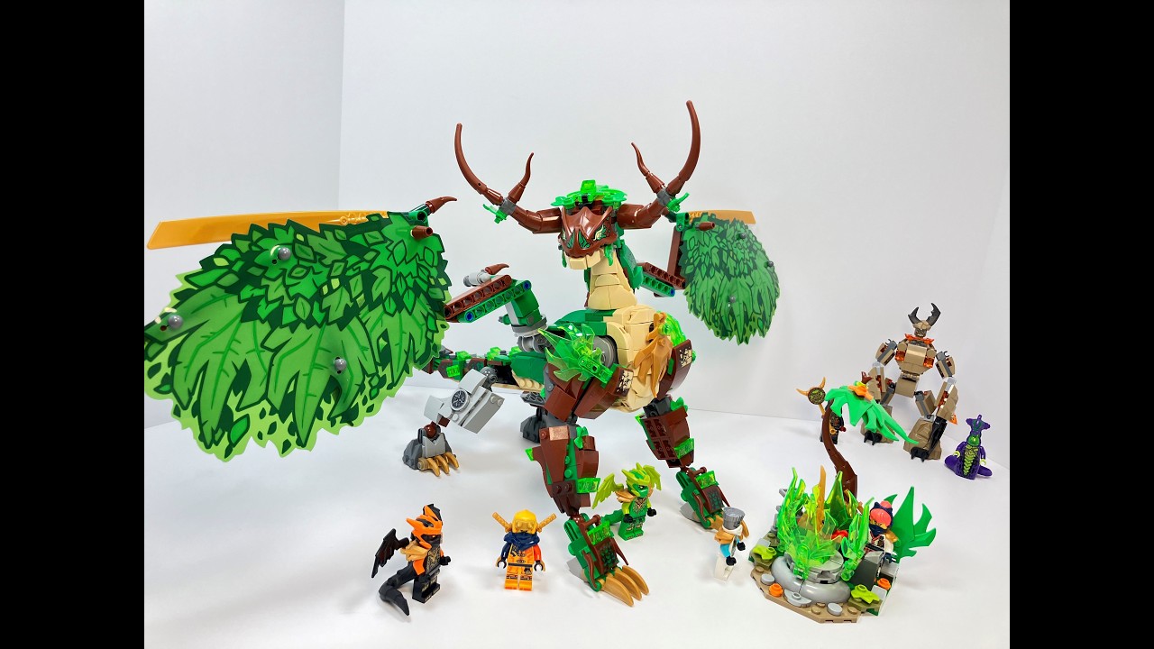 LEGO Ninjago Dragons Rising 71859 The Dragon of Life Speed Build