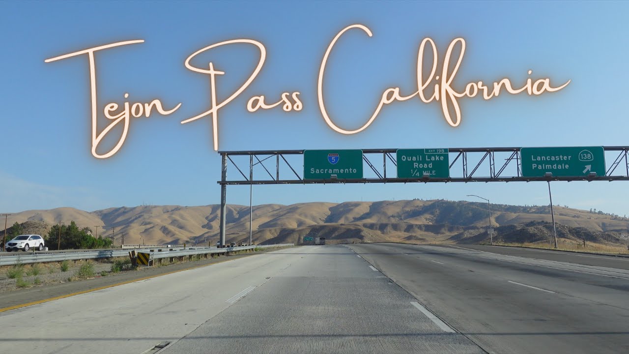 Tejon Pass in California Driving Tour [4K]
