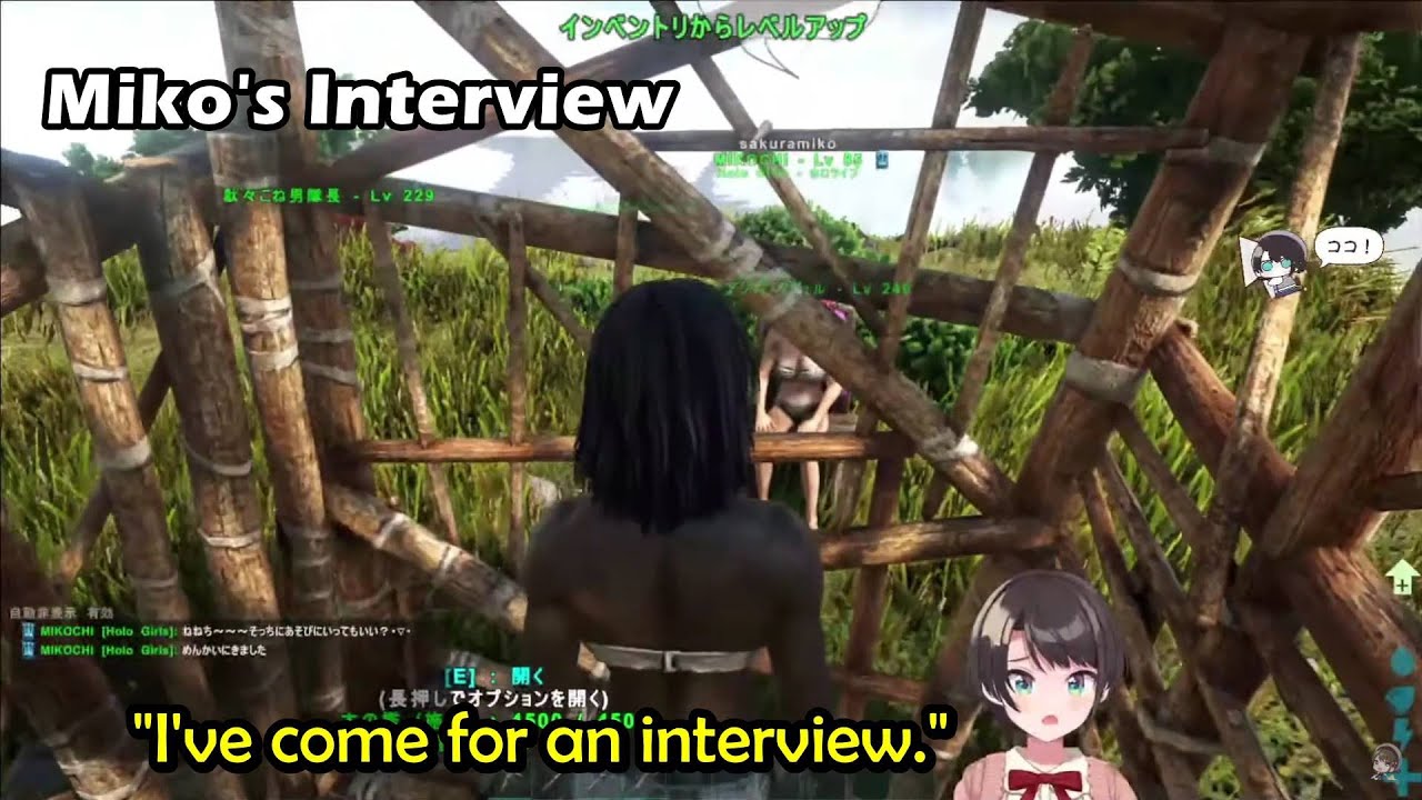 Subaru When Miko Interviews Her and Dies Laughing While She's Trapped inside Pekora's Cage Trap