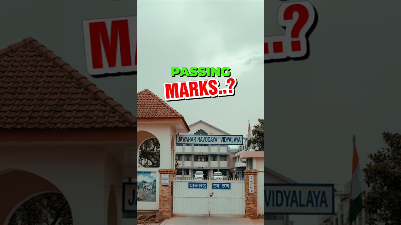 Navodaya Vidyalaya Exam 2026 | JNV Class 6th Passing Marks? | #navodayavidyalaya #passingmarks
