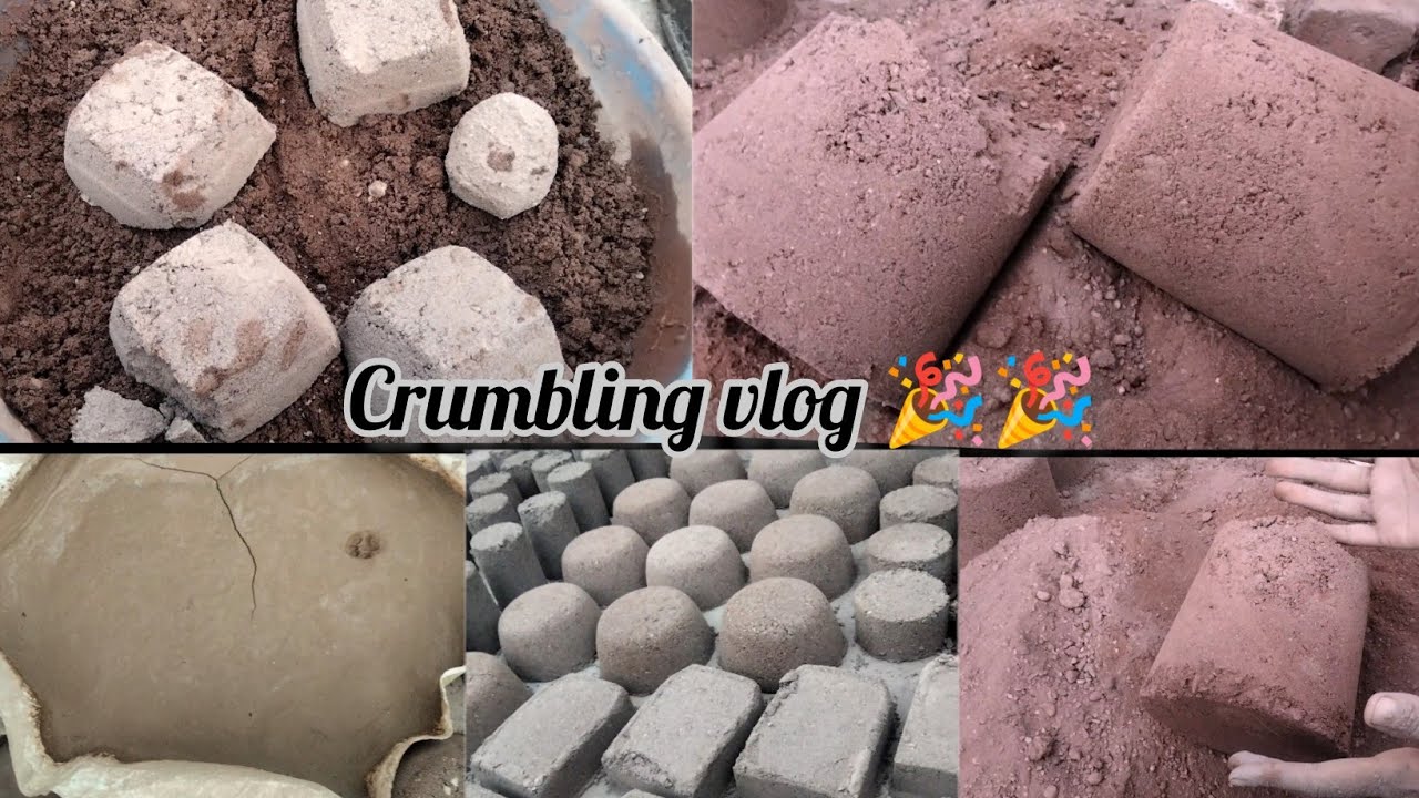 First Vlog🤩🤩 Crumbling in vlog 🎉/different texture tour/satisfying videos/