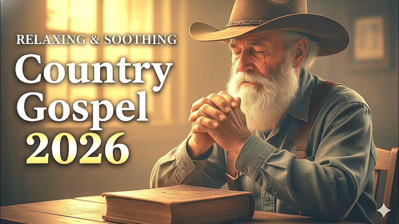 PLAYLIST] Relaxing Country Gospel 2026 | 1 Hour of Vintage Hymns for Trust & Peaceful Rest