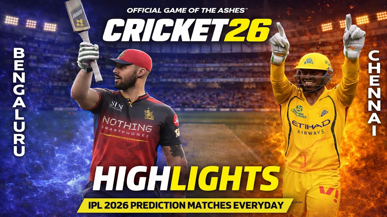 RCB vs CSK : Royal Challengers Bangalore vs Chennai Super Kings Match Highlights IPL 2026 5th April