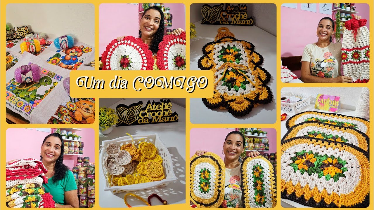 Uma semana inteira de muitas PRODUÇÕES COMIGO 🥰🧶🫶