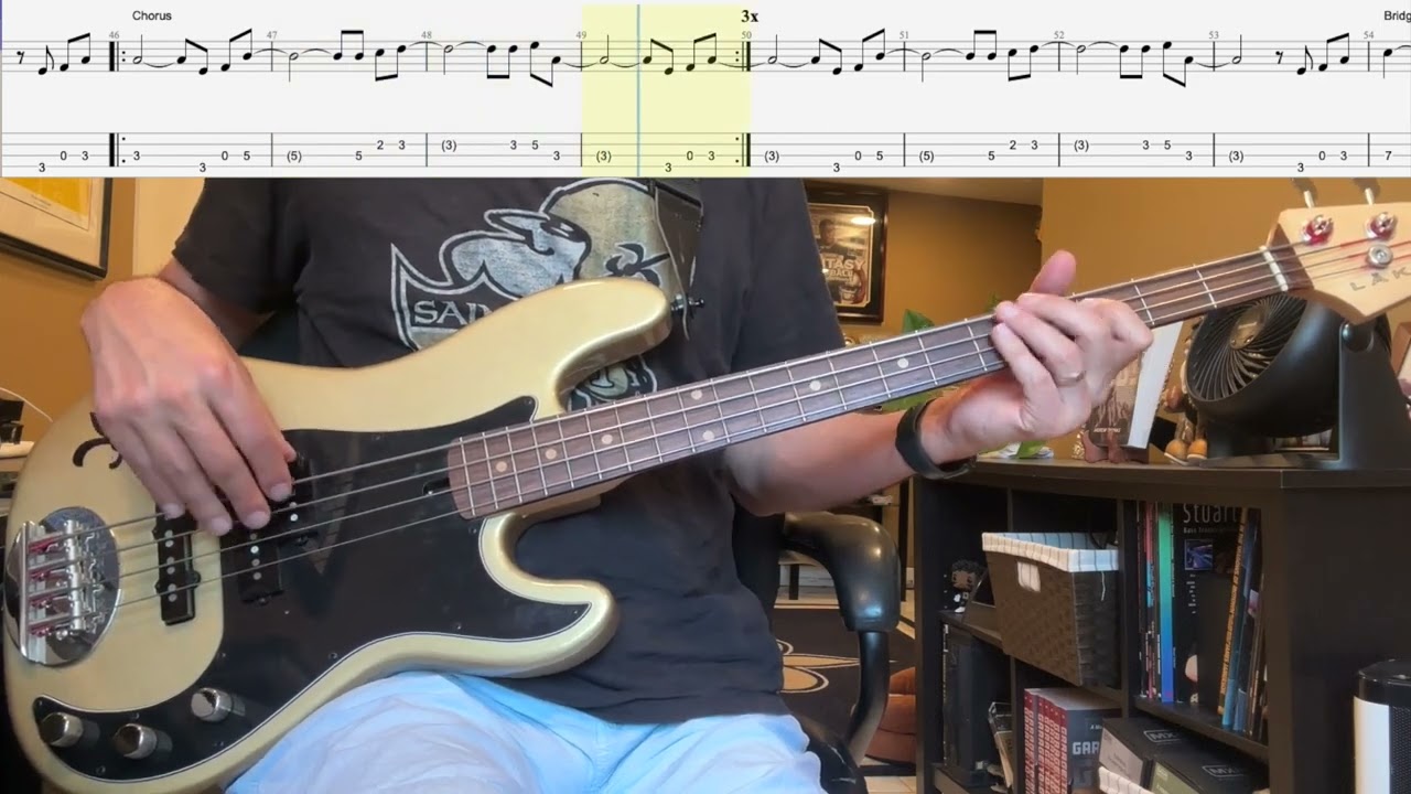 Forget You by CeeLo Green Isolated Bass Cover with Tab