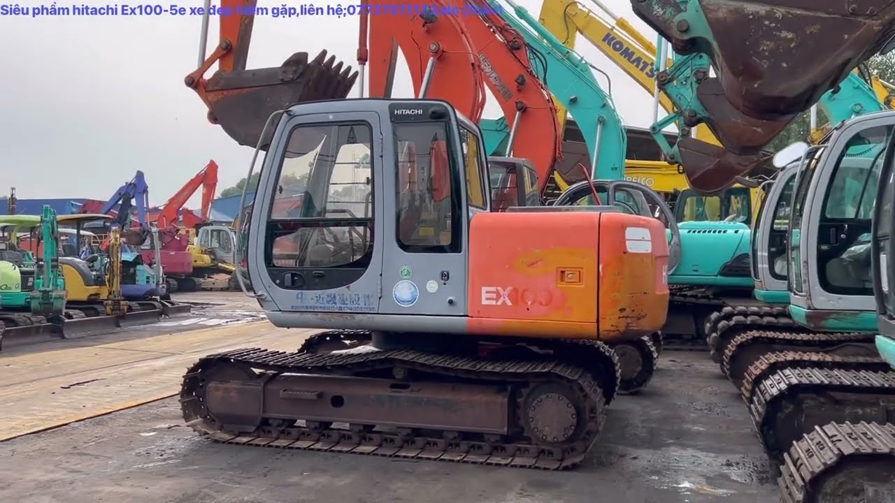 Siêu phẩm xe đào (cuốc)HITACHI Ex100-5e hiếm gặp đẹp đến khó tin .liên hệ;0772751117.Zalo,(thảo)