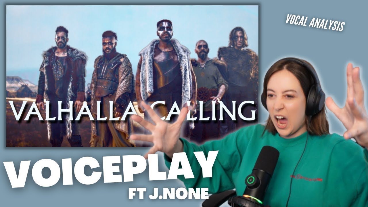VOICEPLAY — Valhalla Calling при участии J.NONE | Реакция (и анализ) педагога по вокалу | Дженниф...