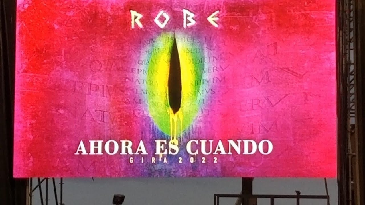 ROBE concierto Fórum Barcelona 4K 8-10-2022