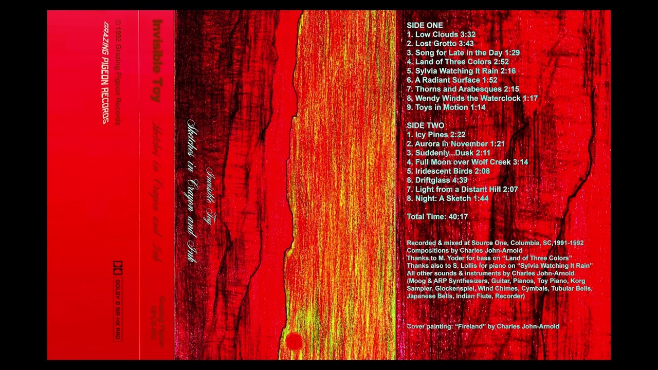 Invisible Toy - Sketches in Crayon and Ink (1992 Cassette)