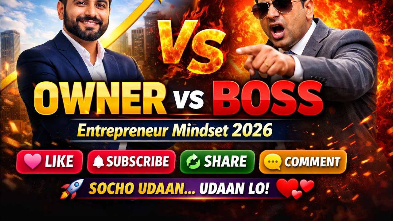 Owner vs Boss 🔥 | Entrepreneurship Mindset That Changes Everything | Business Motivation 2026