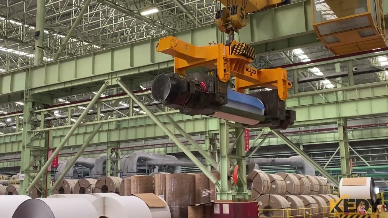 KEDY - Rotating Work and Backup Roll Mill Lifting Beam | Lifting Equipment