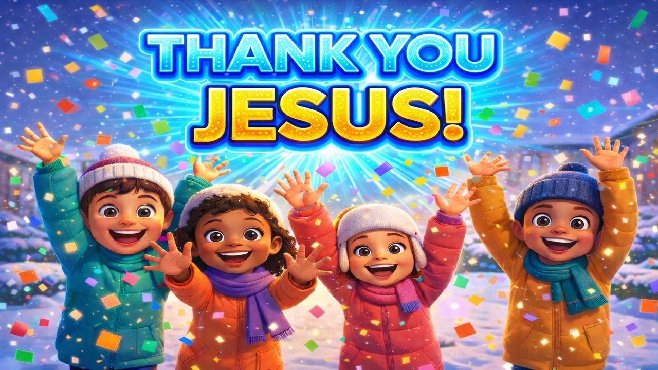 THANK YOU JESUS For Your Love! 💖 Joyful Kids Praise Song | Children’s Worship Dance
