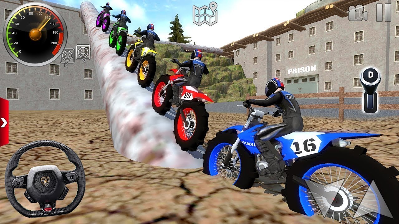 Motor Dirt Bikes driving Extreme Off-Road Multiplayer Game #2 - Offroad Outlaws Android ios Gameplay