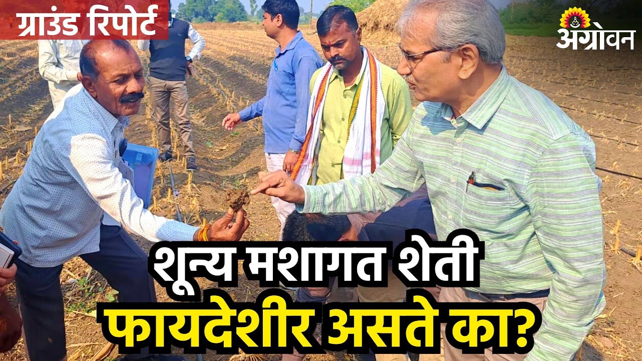SRT : शून्य मशागत शेती तंत्रज्ञान फायदेशीर ठरतं का? । Farming Tips | Agrowon | Ground Report