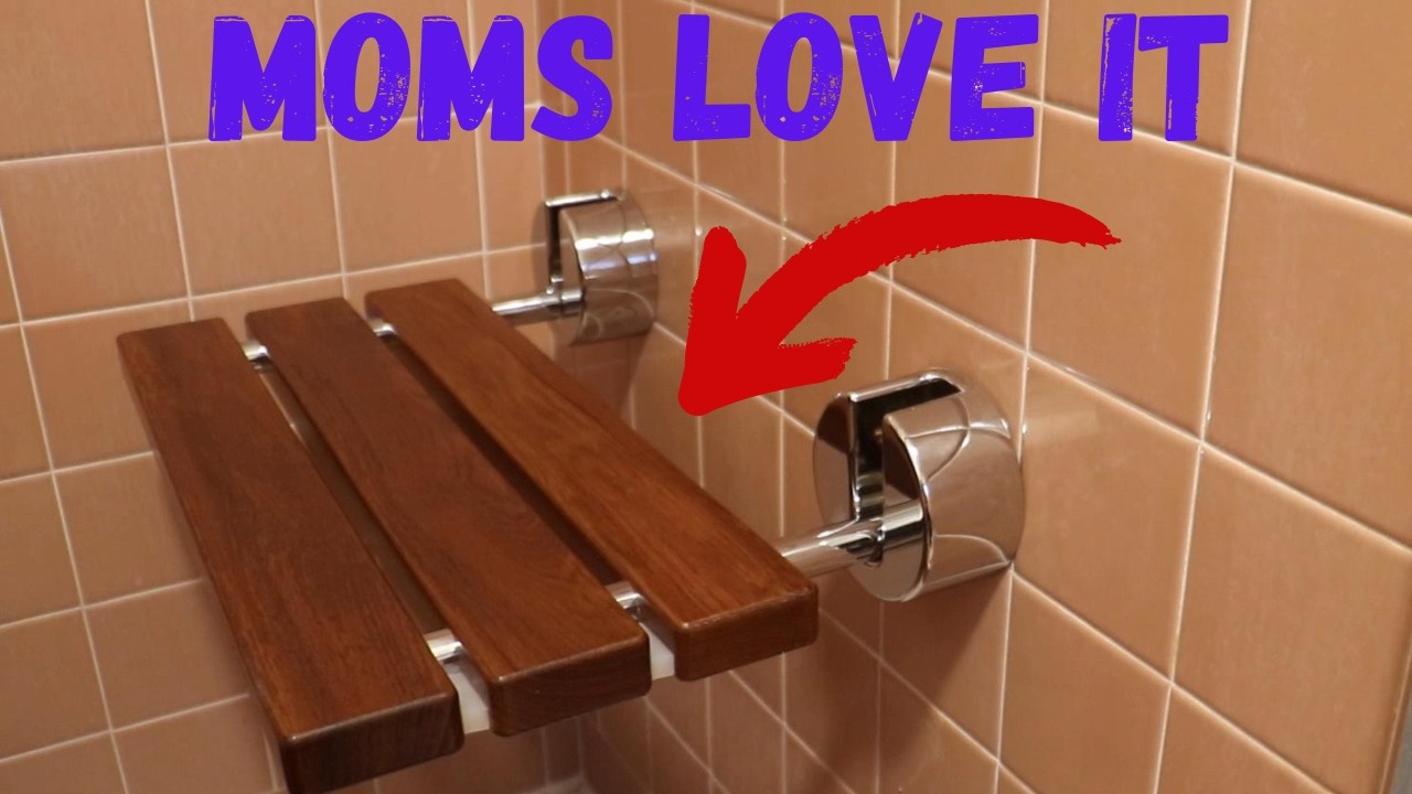How to Install a Senior//Handicap Shower Seat  EASILY