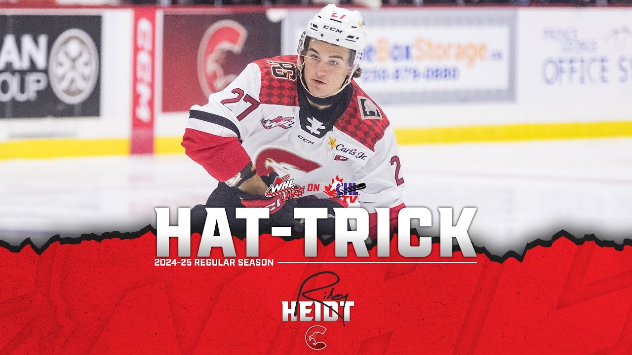 WHL Hat-Tricks &ndash; Riley Heidt