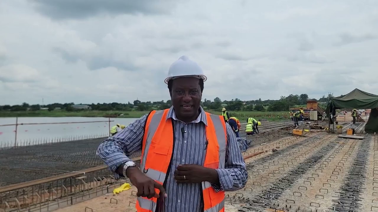 Construction of the Kafubu Bridge on the Lusaka–Ndola Dual Carriageway is nearing completion