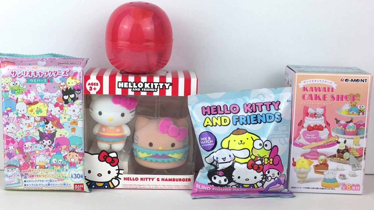 Sanrio & Hello Kitty & Friends Blind Bags, Mini Figures, Gachapon & Re-ment Opening ✨ Ep. #1 #sanrio