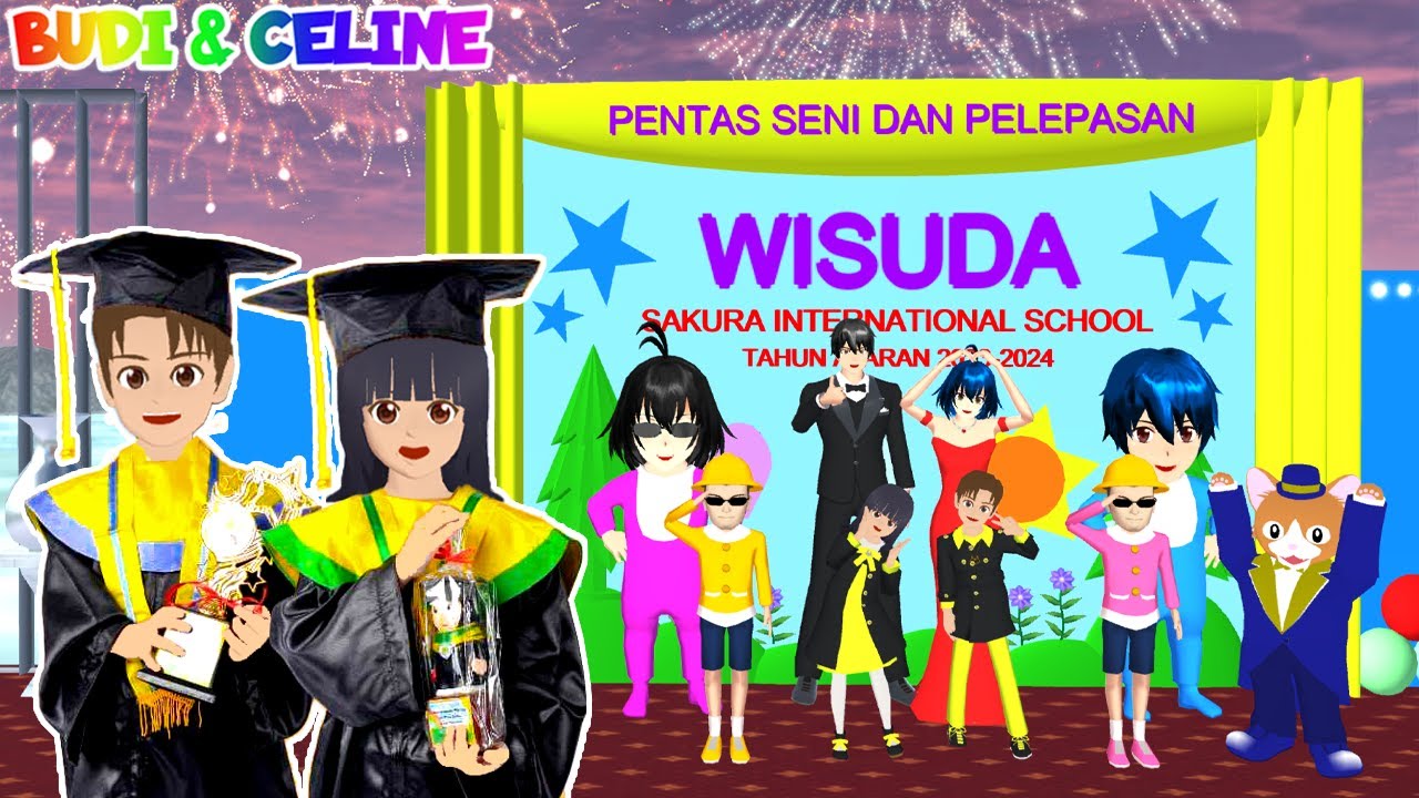 Yuta Mio Wisuda Lulus TK🎓 Kak Sakura Bangga Yuta Juara Kelas Dapat Piala🏆 Sakura School Simulator