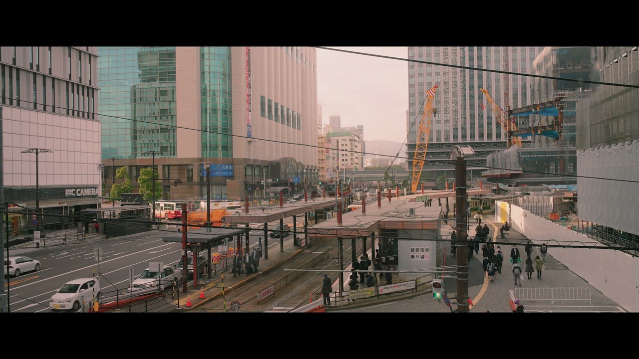 【Silent film】Hiroshima - (Station) 2023_01_14［4k - A7SIII］