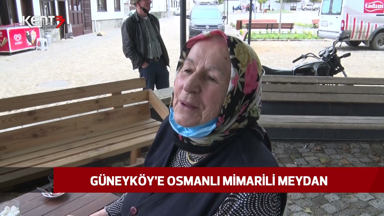 GÜNEYKÖY MEYDANI OSMANLI MİMARİSİYLE YENİLENDİ