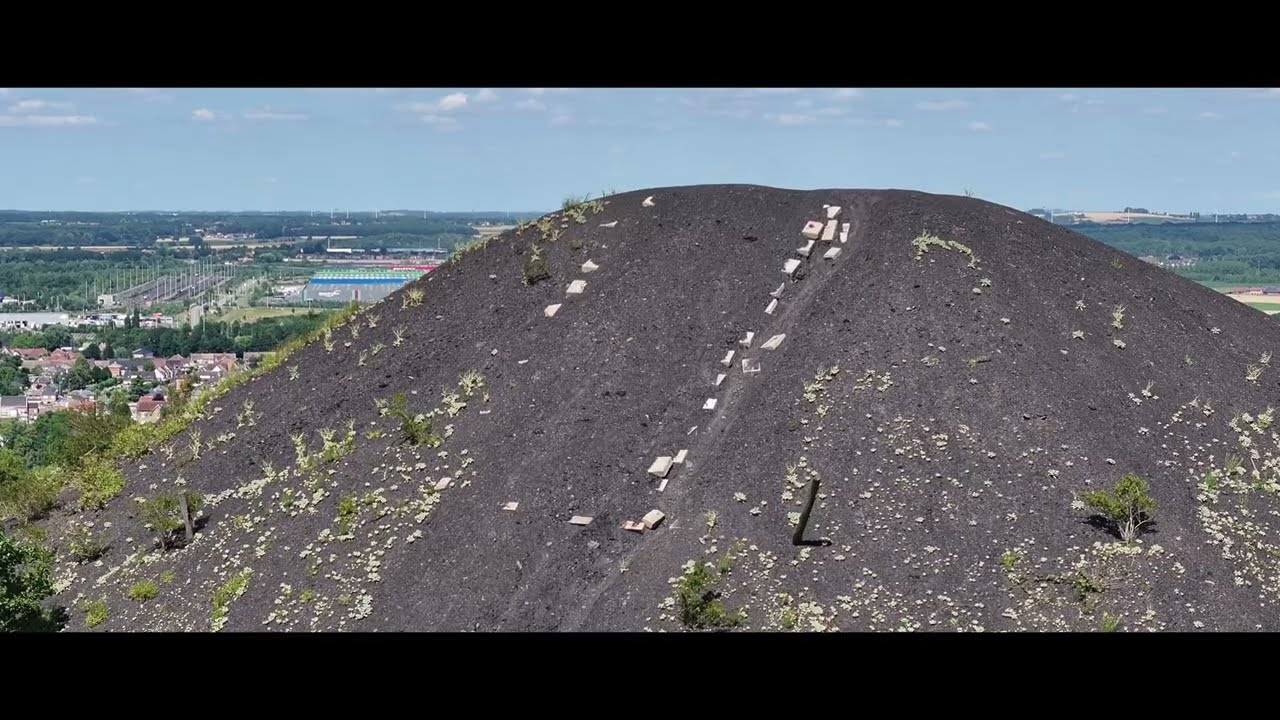 HAUTS DE FRANCE- Hénin-Beaumont - Terril Sainte Henriette - Aerial footage - Drone 4k
