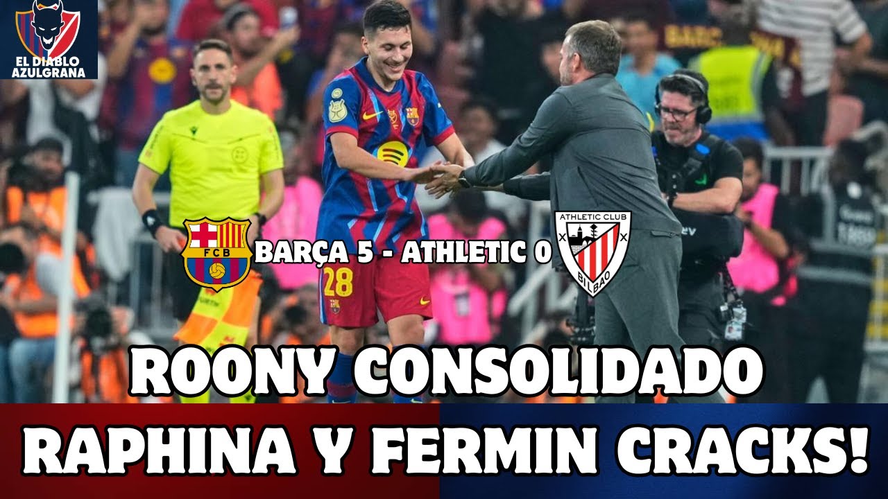 BAILE 💃🏻 DESCOMUNAL DEL BARÇA AL ATHLETIC! ESTAMOS EN LA FINAL| 🔵🔴 BARÇA 5 - ATHLETIC 0🦁