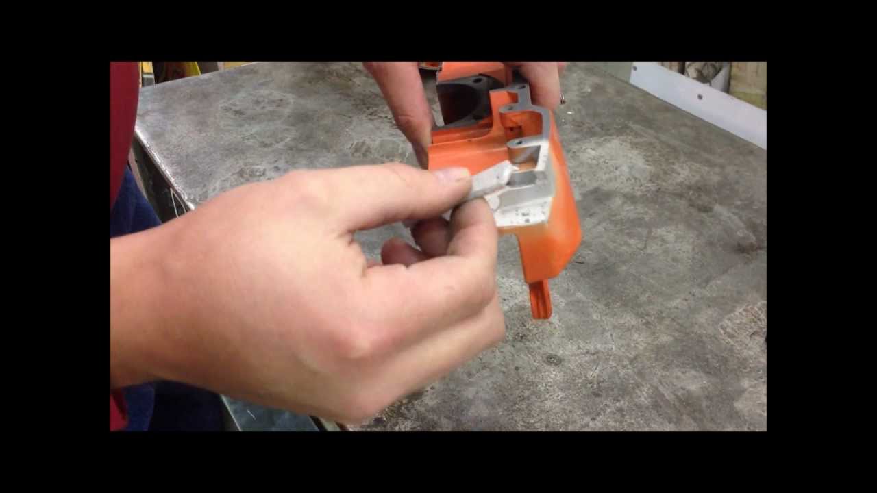 Welding chainsaw cases, magnesium welding