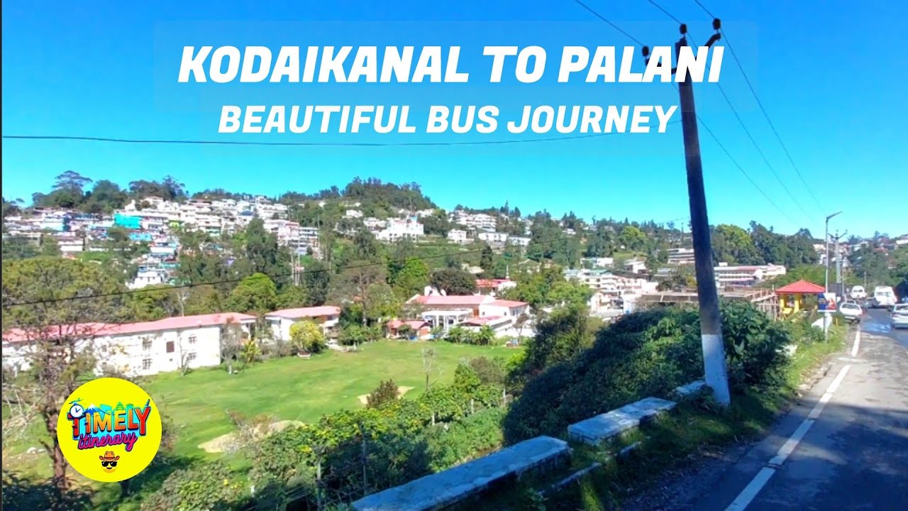 Kodaikanal To Palani Bus Journey | Kodaikanal to Palani Distance | Kodaikanal Bus Stand & Palani Bus