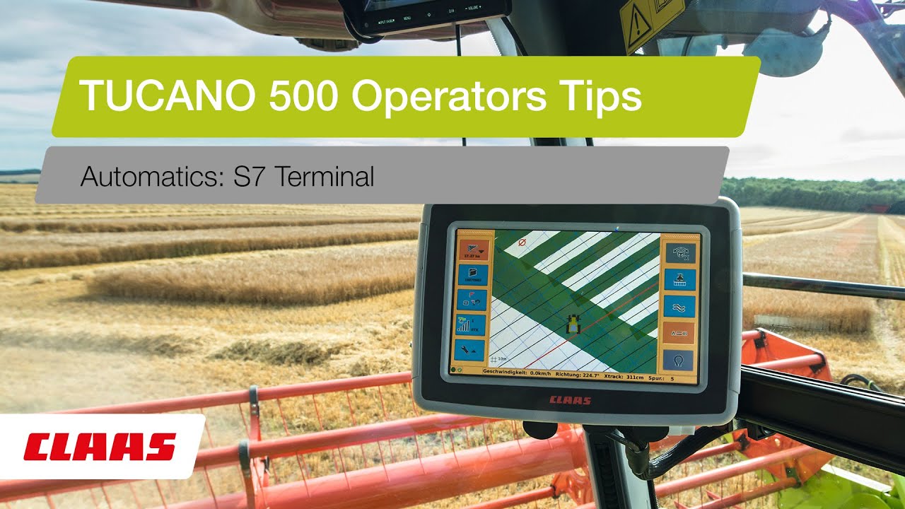 TUCANO 500 Operators Tips - Automatics: Steering - GPS S7 terminal
