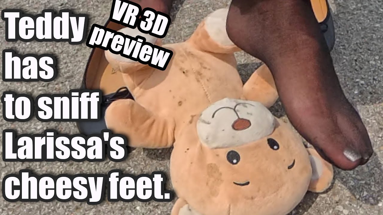 You Won't Believe What This Teddy Endures Under Her Perfect Feet! – VR 180 Preview